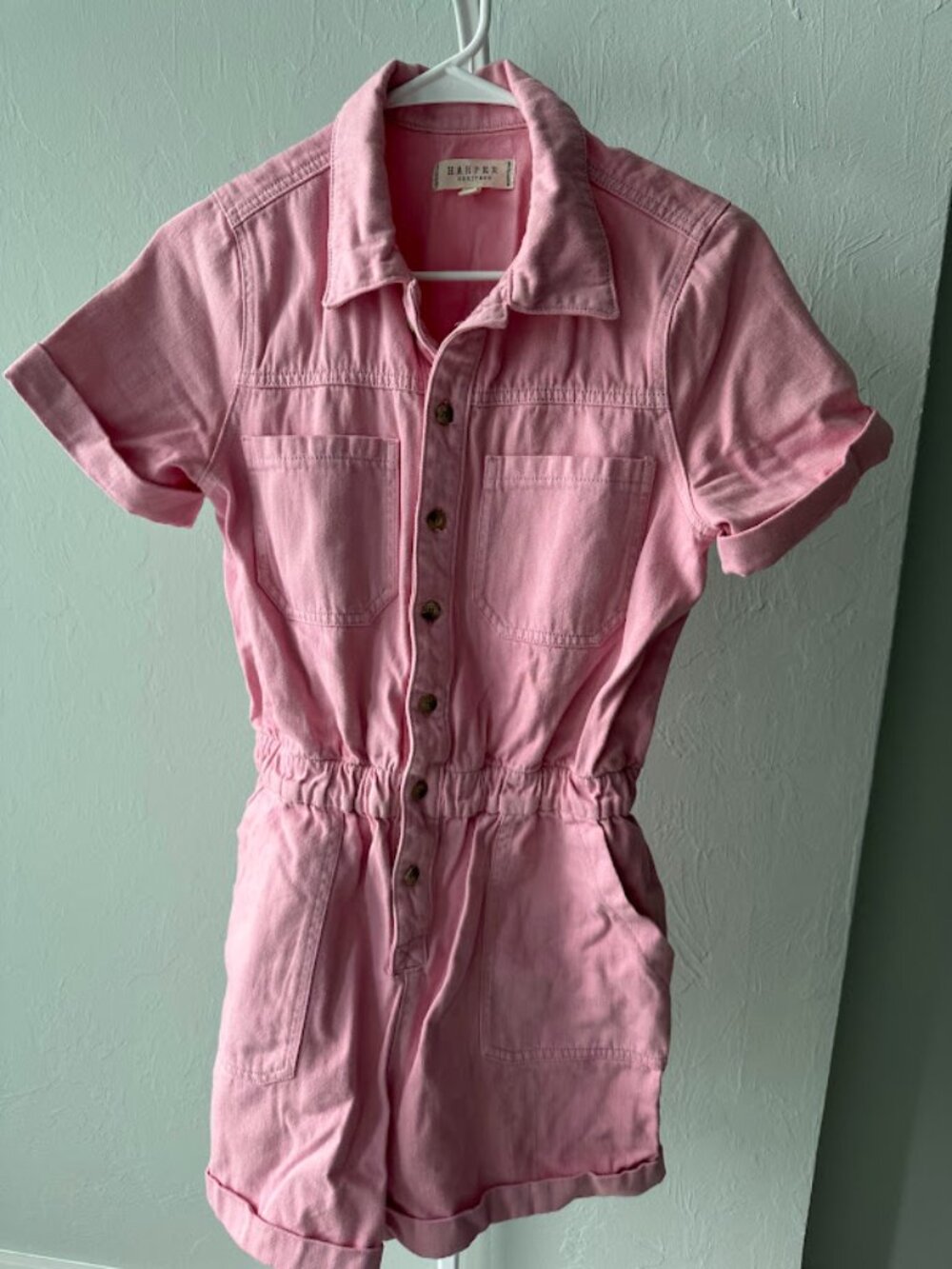 PINK UTILITY CARGO JUMPER